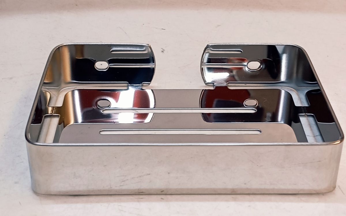 Silver soap holder